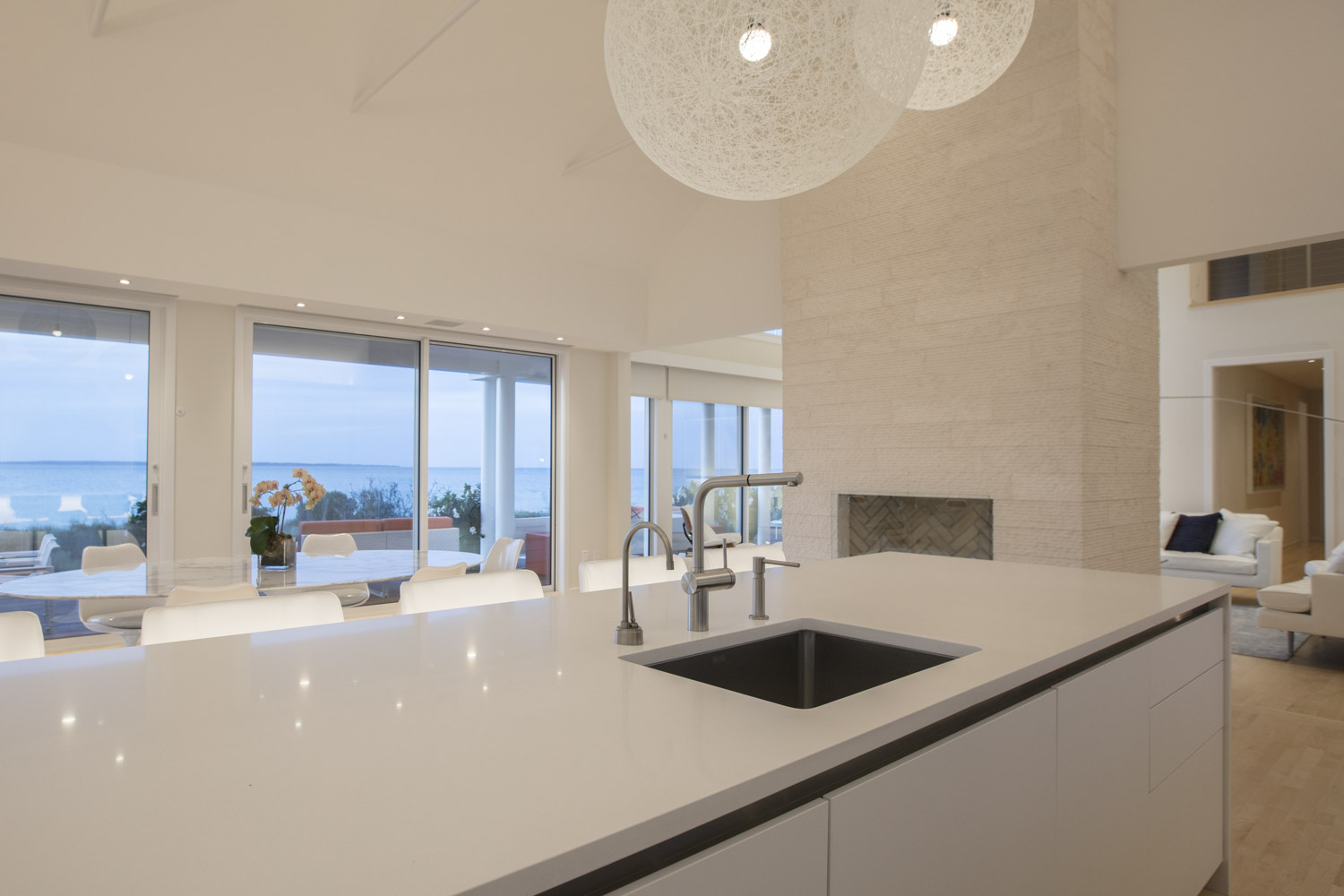 Photo of construction by Ronald Webb Builder.